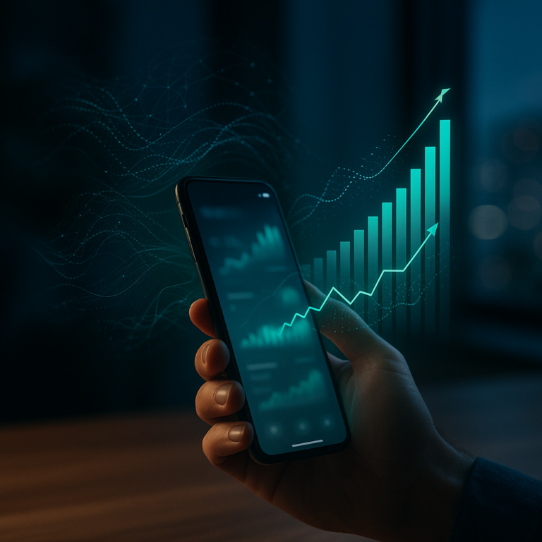 IA impulsiona apps de finanças a US$ 202 bi até 2035