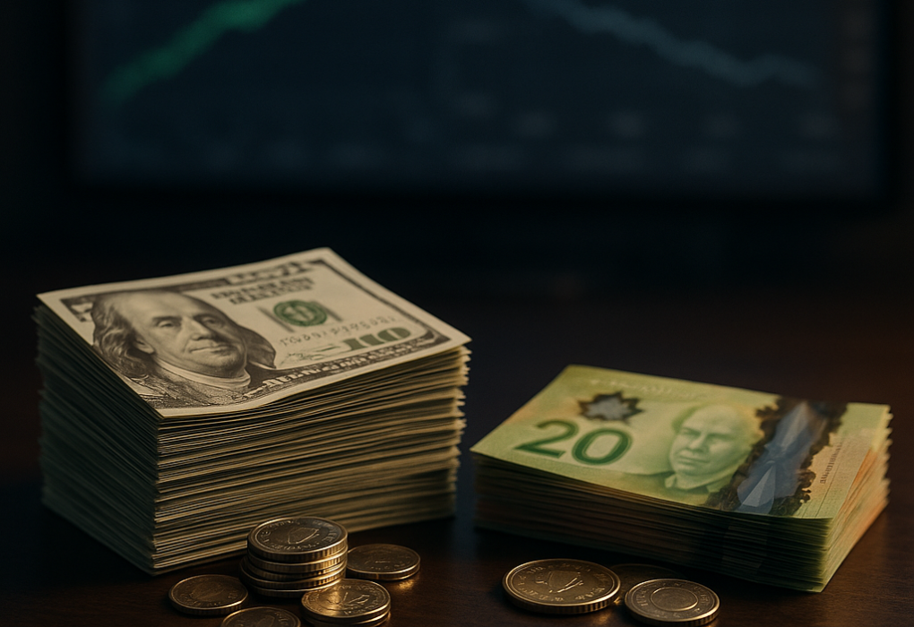 Dólar dos EUA ganha força e redefine a dinâmica do dólar canadense