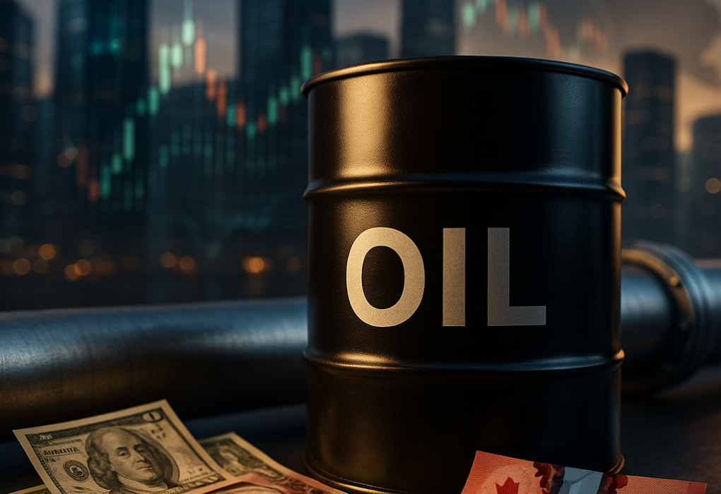 Dólar forte impulsiona o mercado de petróleo e o câmbio Canadá EUA