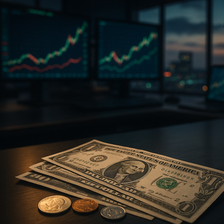 Dólar se fortalece com apetite ao risco e cautela no radar