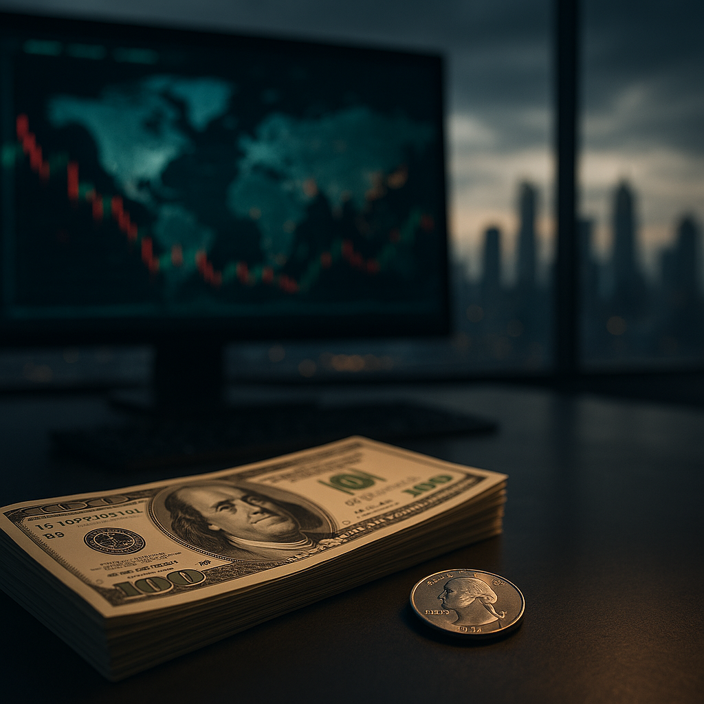 Dólar se valoriza com tensões globais e foco em segurança EUA